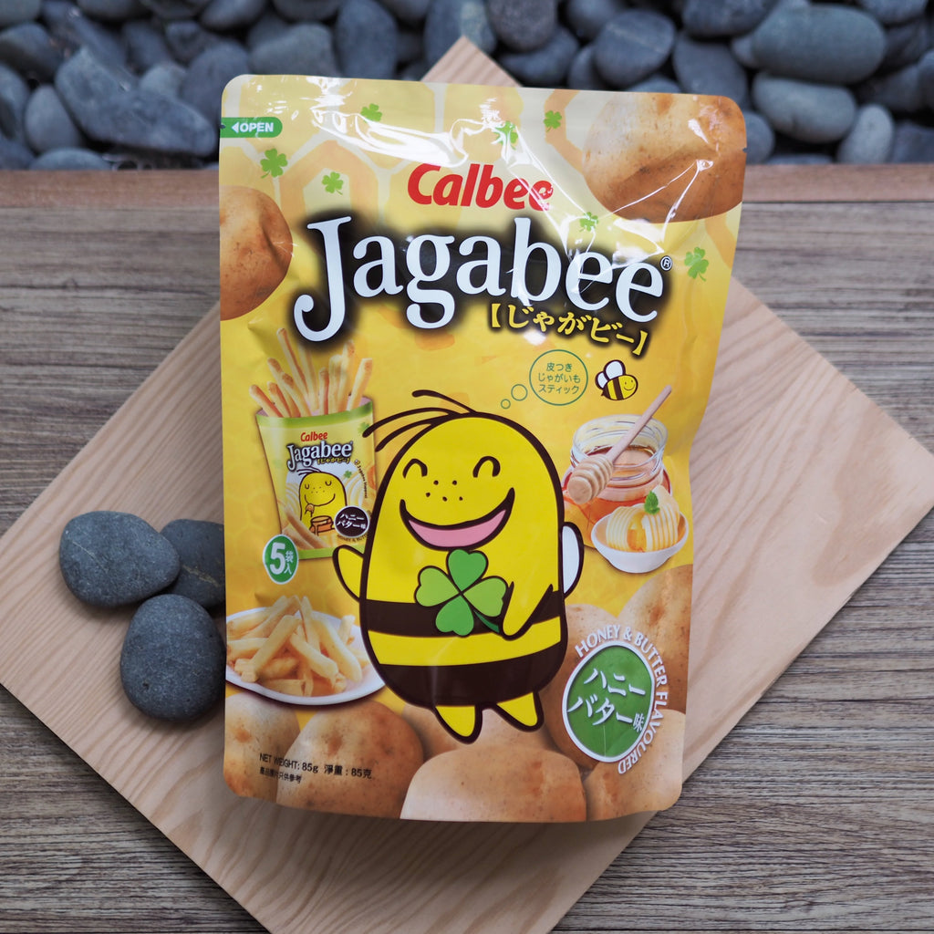 Calbee Jagabee Pouch Honey & Butter - 17g x 5 Packs