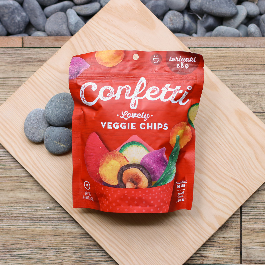 Confetti Snacks Lovely Veggie Chips Teriyaki BBQ - 70g