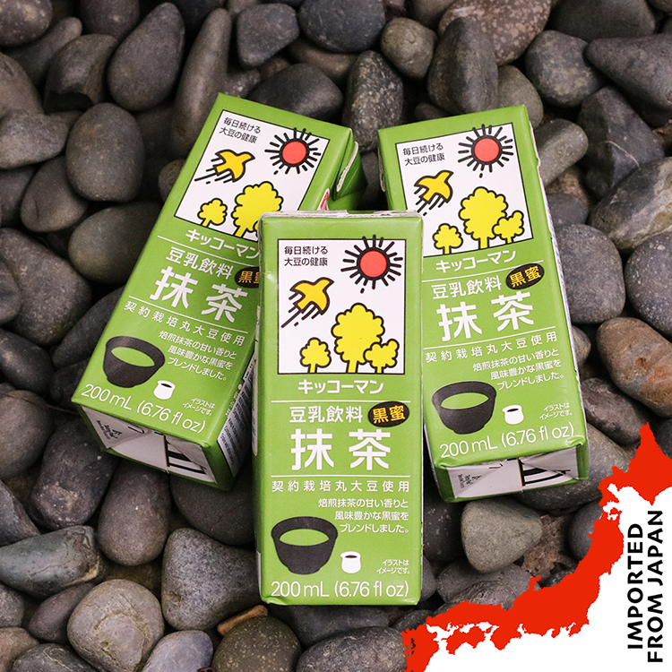 Kikkoman Soy Milk Matcha (200ml) - 6 packets