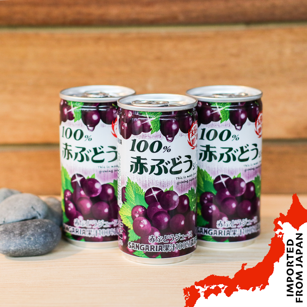 Sangaria 100% Grape Juice (190ml) - 6 cans